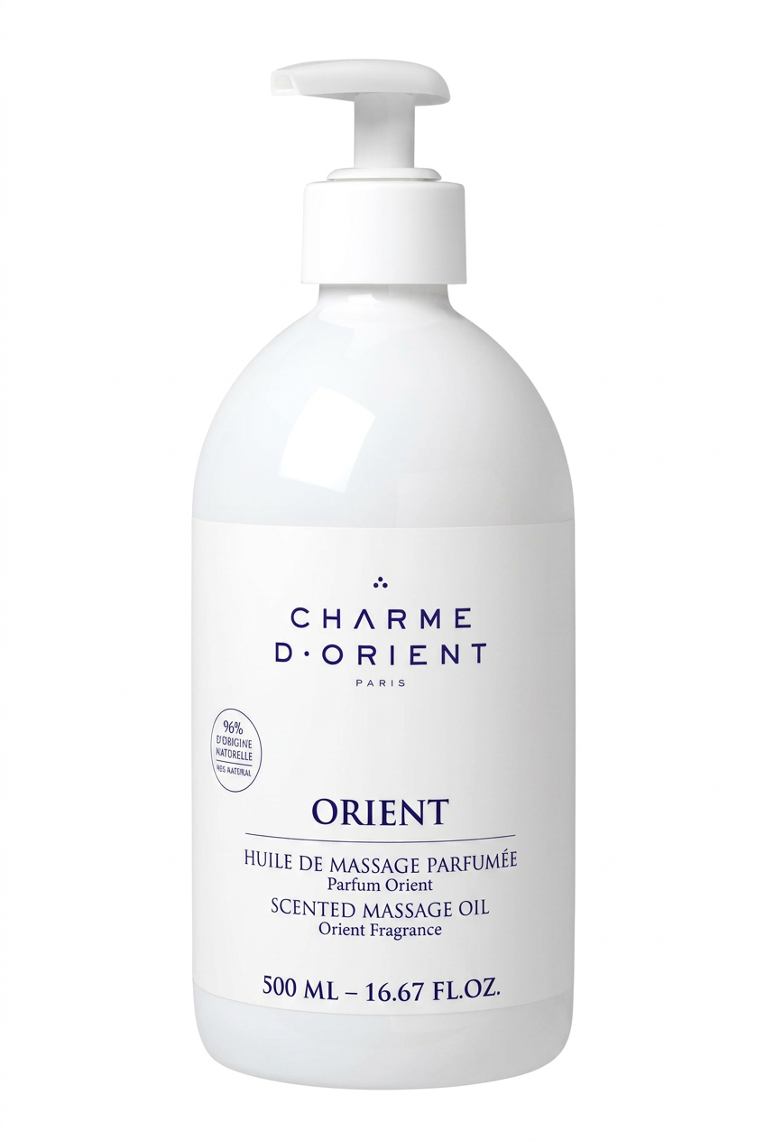 Huile modelage et bain 5 parfums - 500 ml