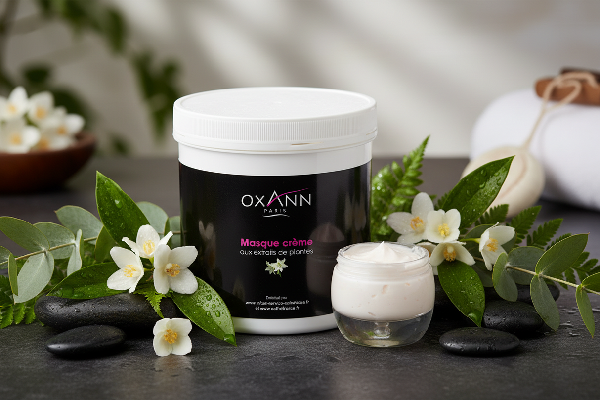 Masque crème extraits de plantes