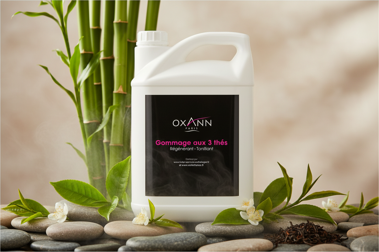 Fluide gommant aux 3 thés