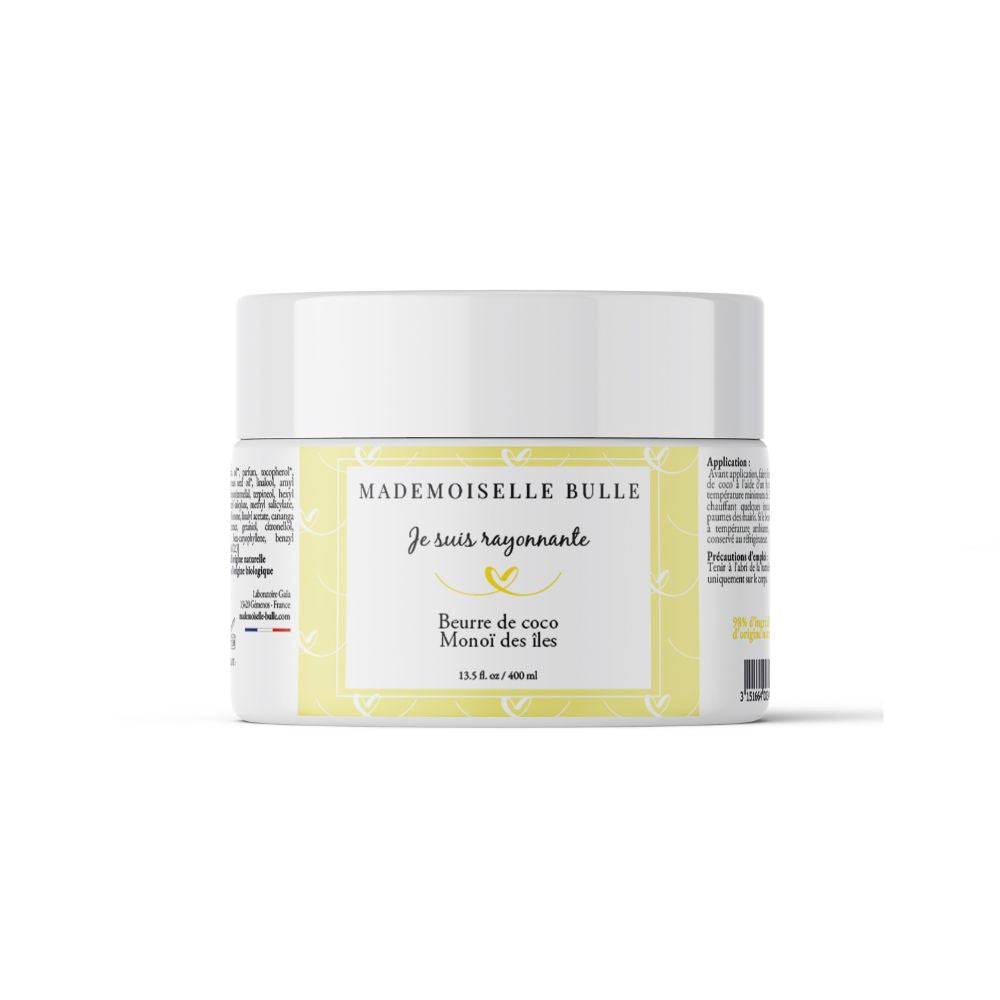 Beurre de coco au monoï des îles