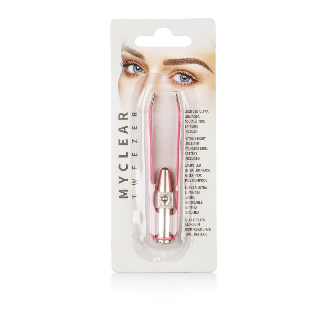 Pince à épiler lumineuse avec lumière LED