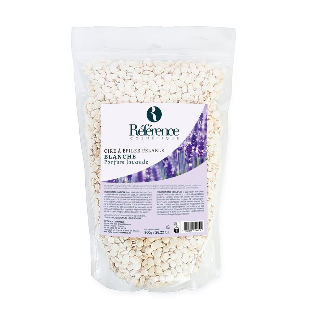 Cire pastilles pelable Blanche lavande