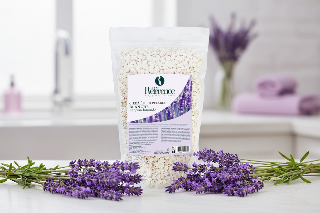 Cire pastilles pelable Blanche lavande