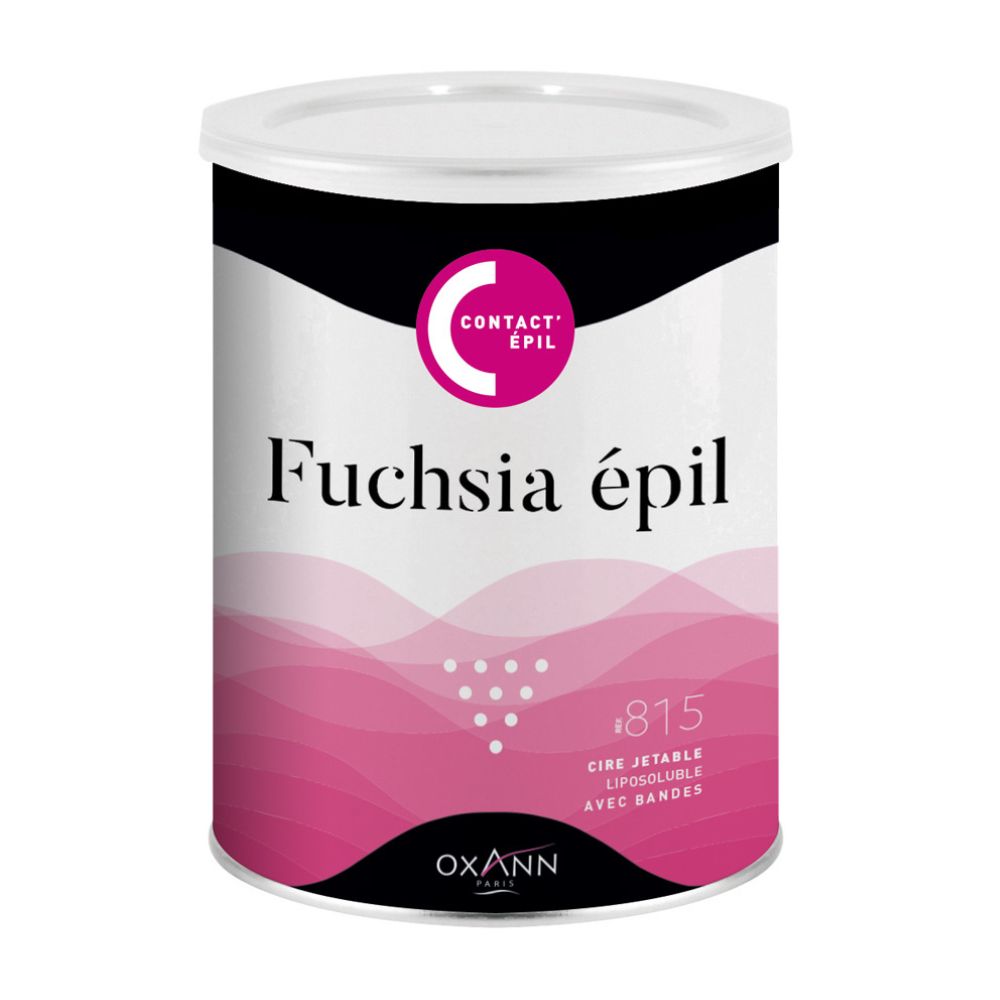 Cire Fuchsia Epil avec bandes-Pot 750 ml