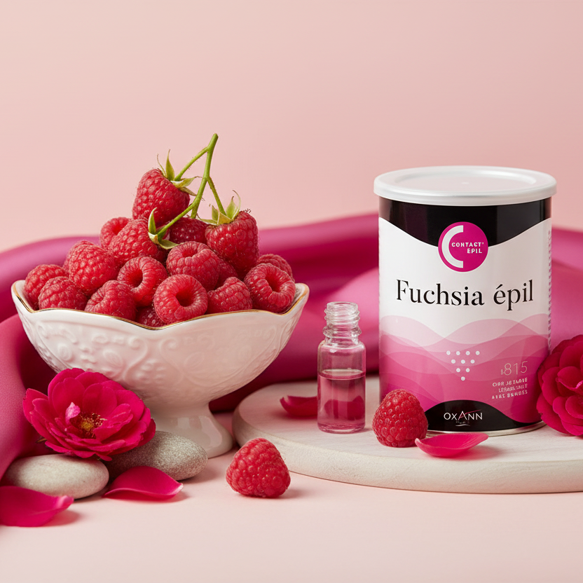Cire Fuchsia Epil avec bandes pot 750g