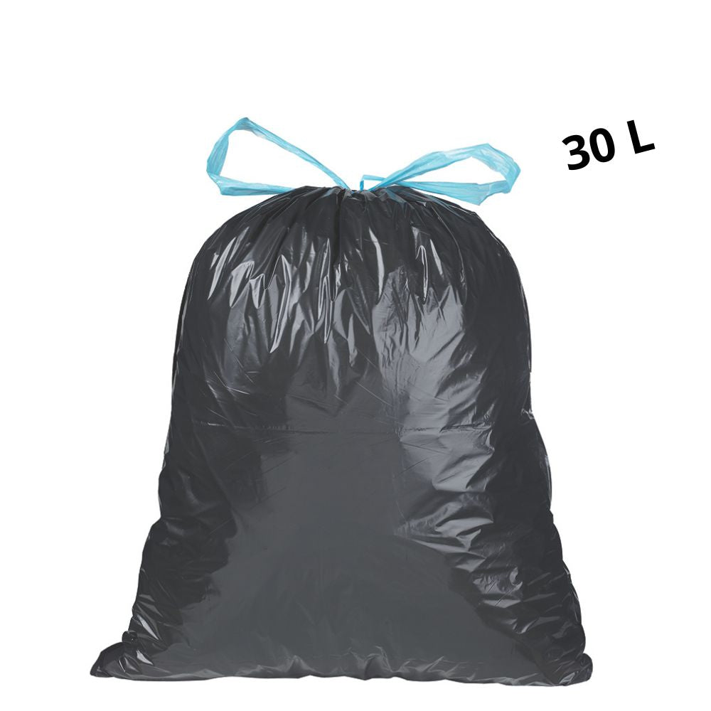 Sacs poubelle à liens coulissants