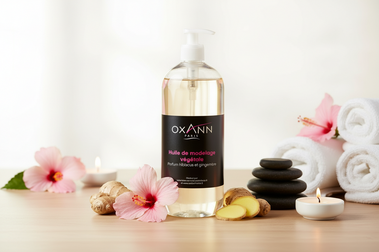 Huile vegetale hibiscus-gingembre - 1 L