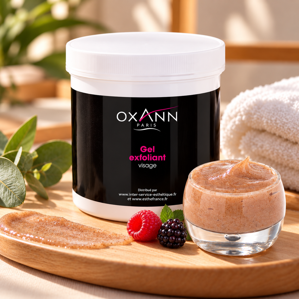 Gel exfoliant visage framboise