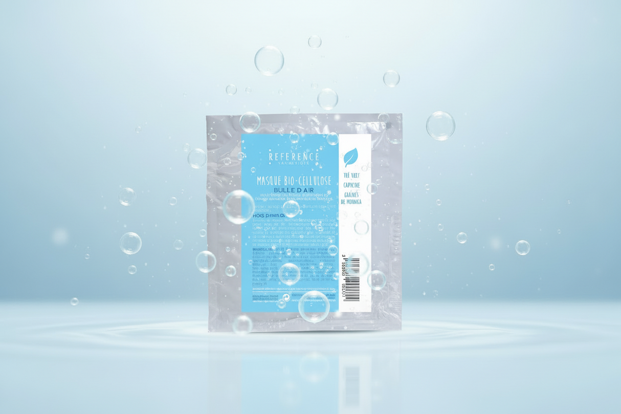 Masque bio-cellulose purifiant oxygénant