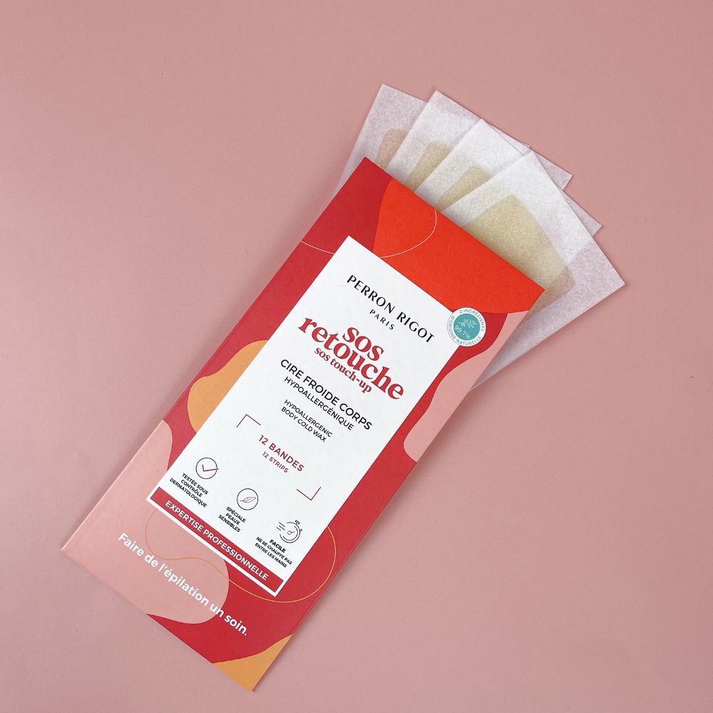 Bandes de cire froide SOS Retouche (12 pochettes)