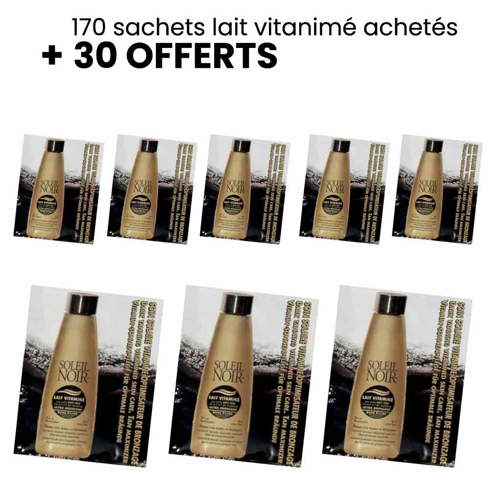 Sachets lait vitaminé Ultra bronzant