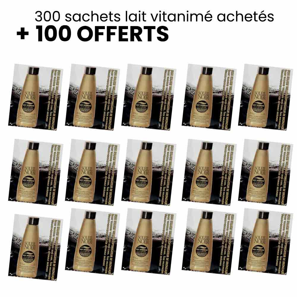 Sachets lait vitaminé Ultra bronzant