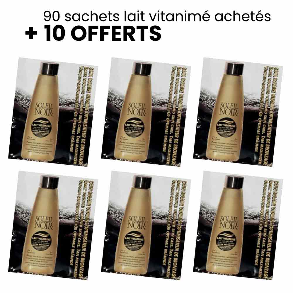 Sachets lait vitaminé Ultra bronzant