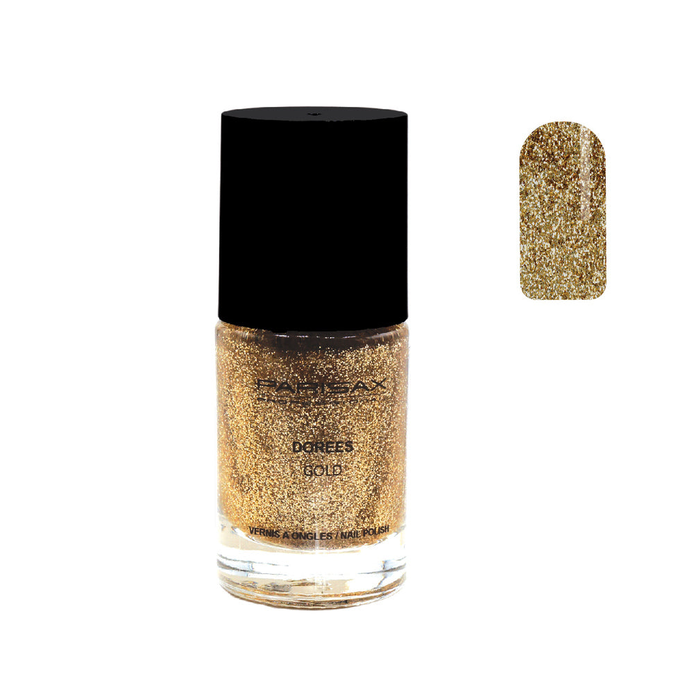 Vernis PARIS AX PAILLETES OR