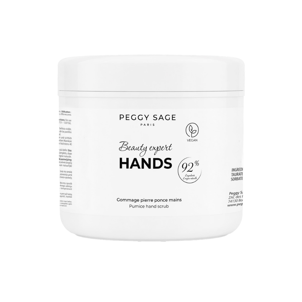 Gommage pierre ponce pour les mains