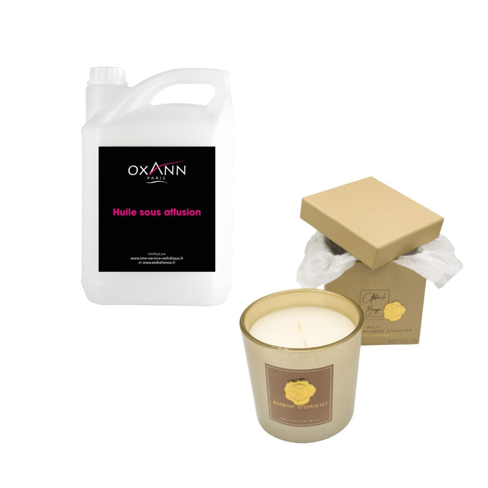 HUILE HAUTE QUALITE 5L +VOTRE BOUGIE PARFUMEE 2 MECHES OFFERT