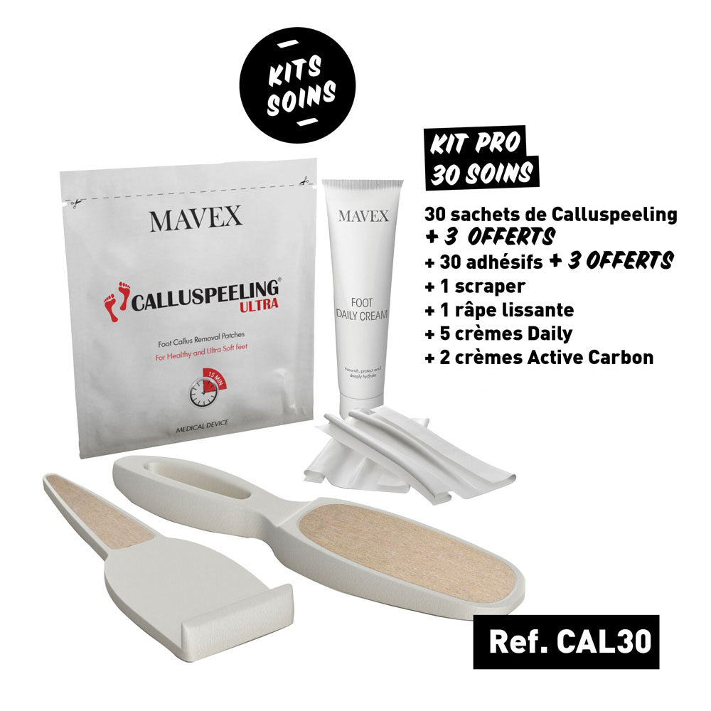 Kit pro 30 soins- calluspeeling