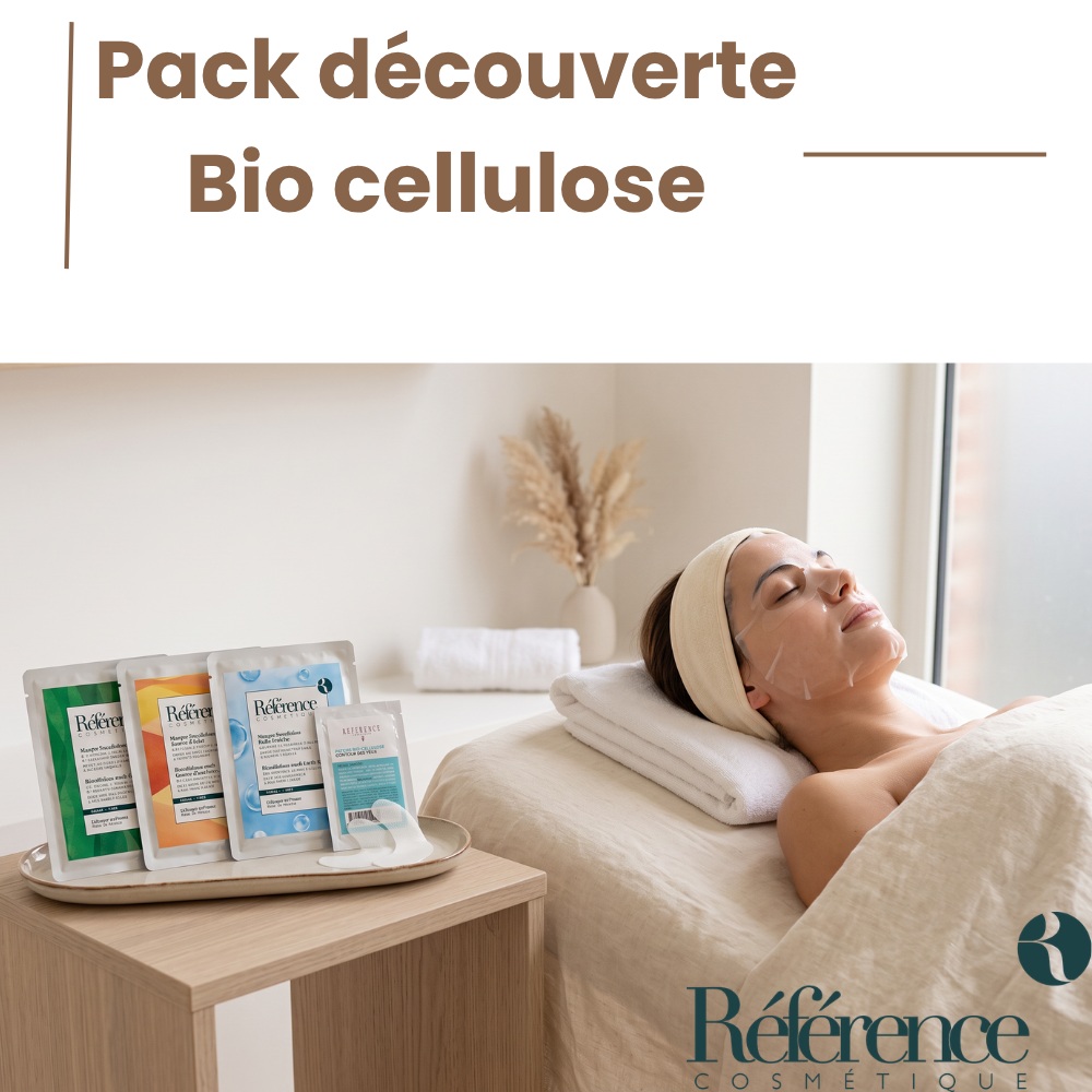 Pack 4 masques bio cellulose découverte