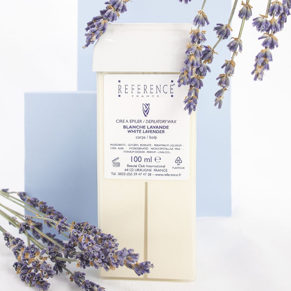 Cire cartouche Blanche parfum lavande 100ml