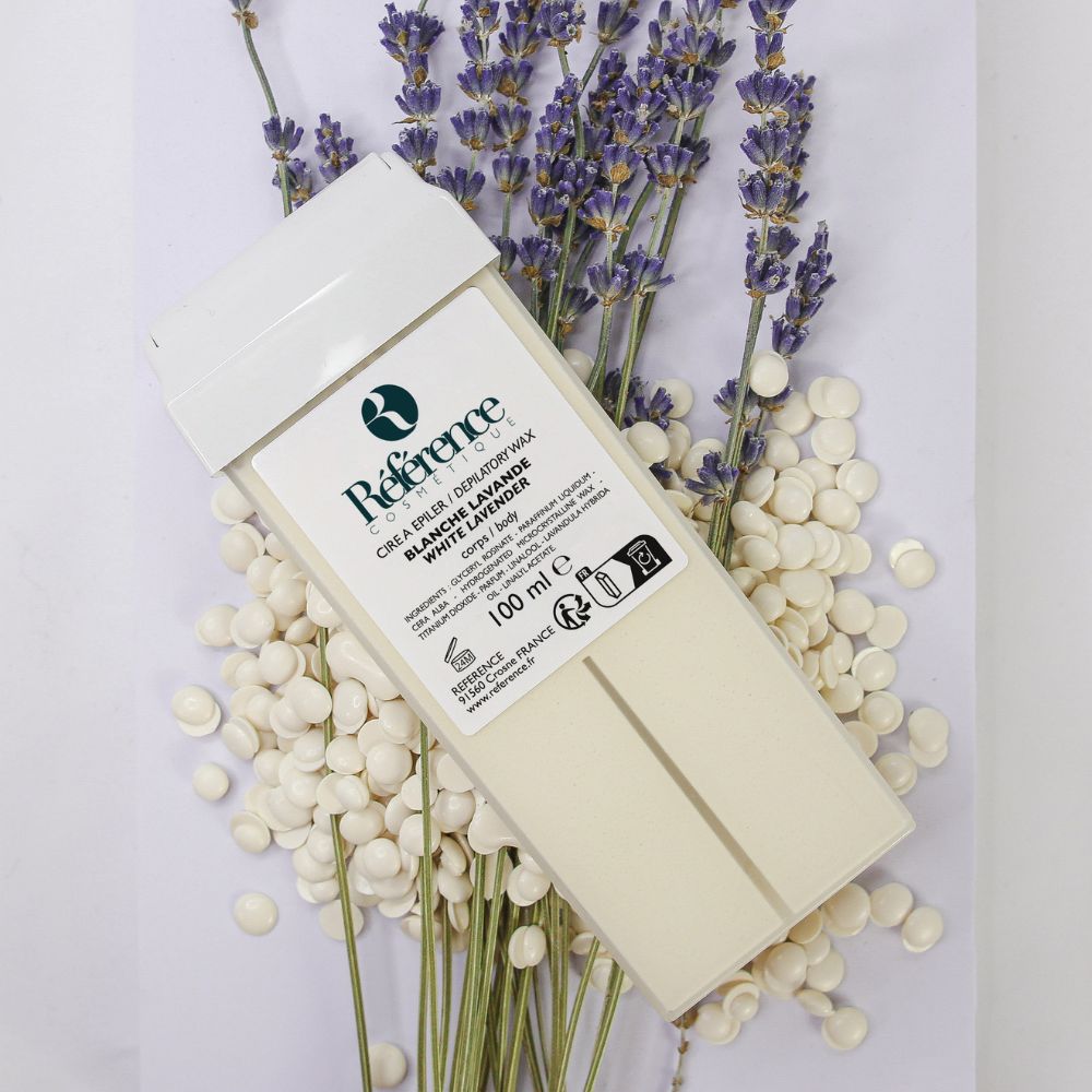 Cire cartouche Blanche parfum lavande 100ml