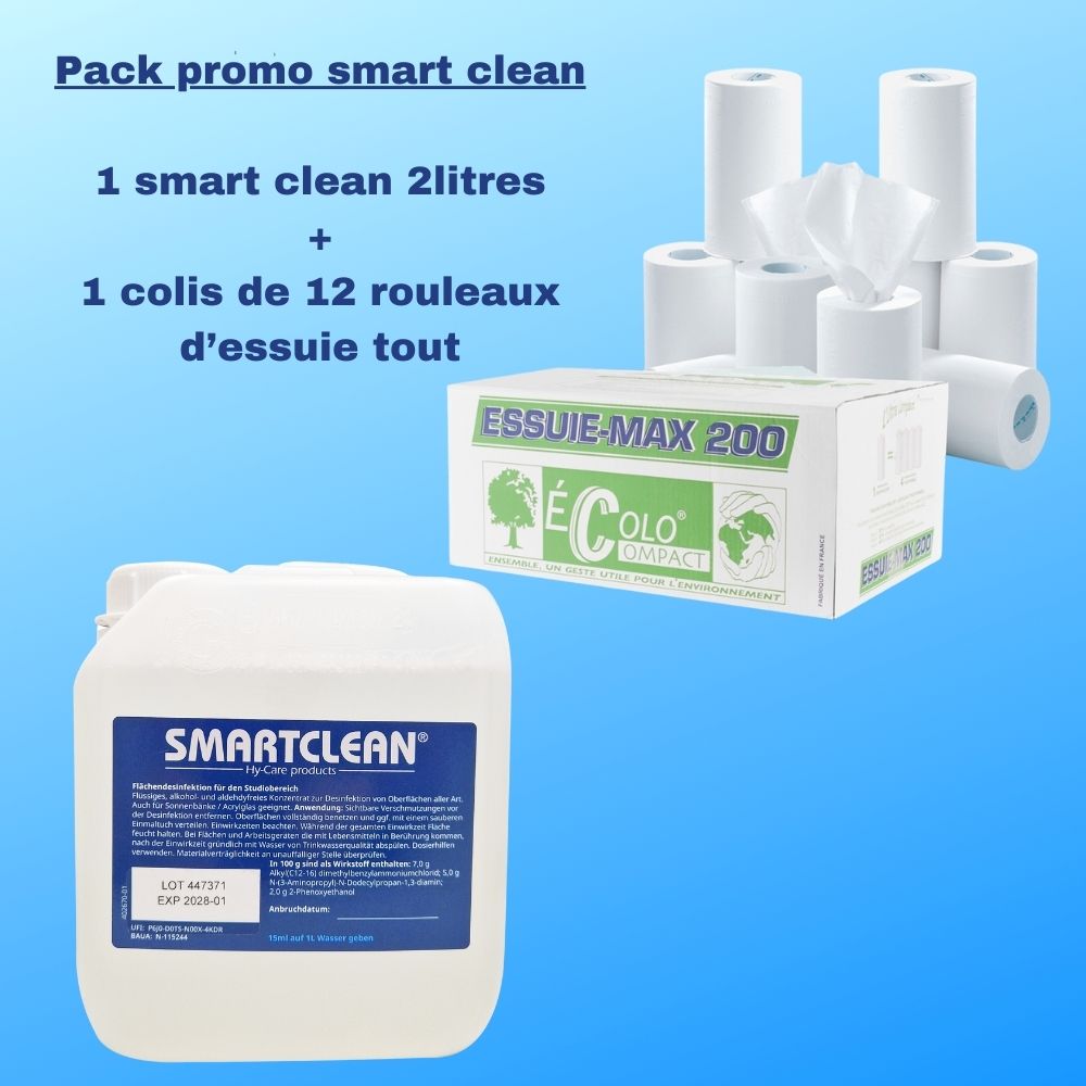 Pack Smartclean Nettoyant Plexiglas