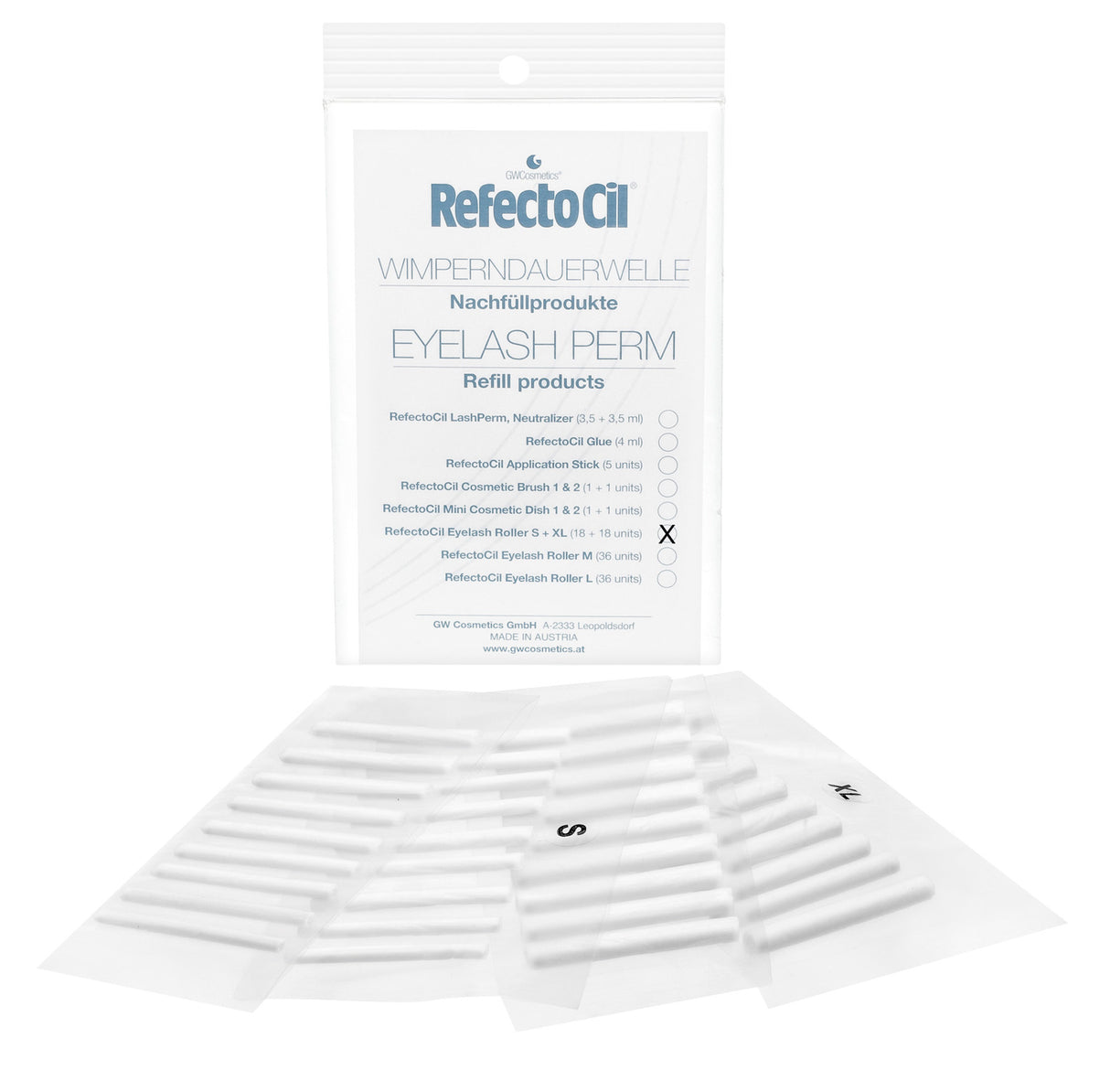 Bigoudis permanente cils