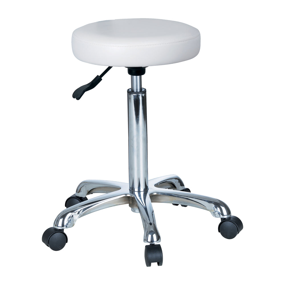 Tabouret alesia-pied chrome