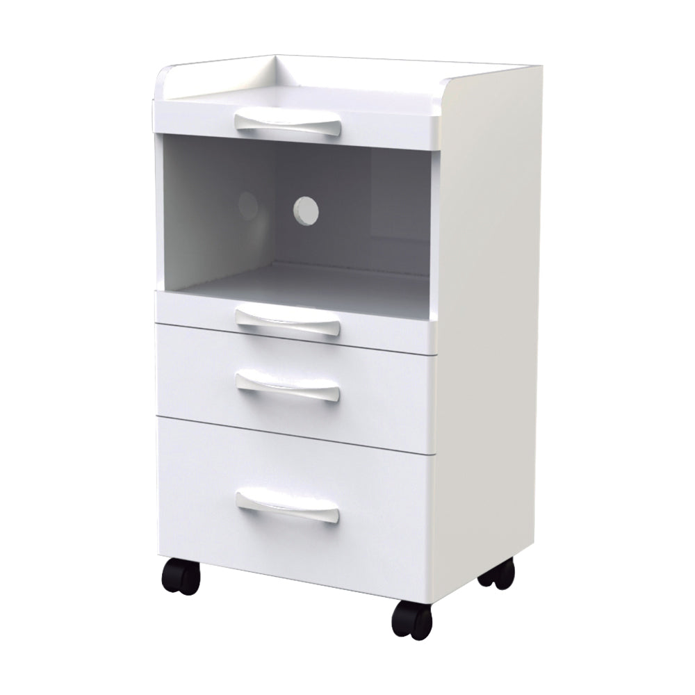 Guéridon 3 tiroirs + niche