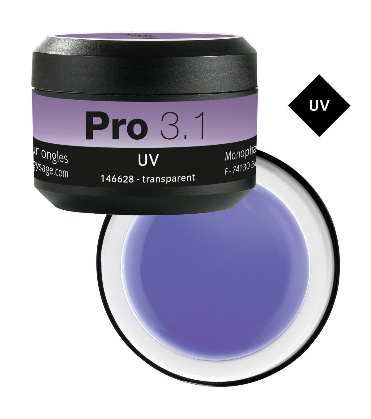 Gel pro 3.1 uv construction transparent