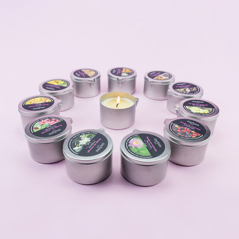 Bougies de massage Oxann 100% Naturelle