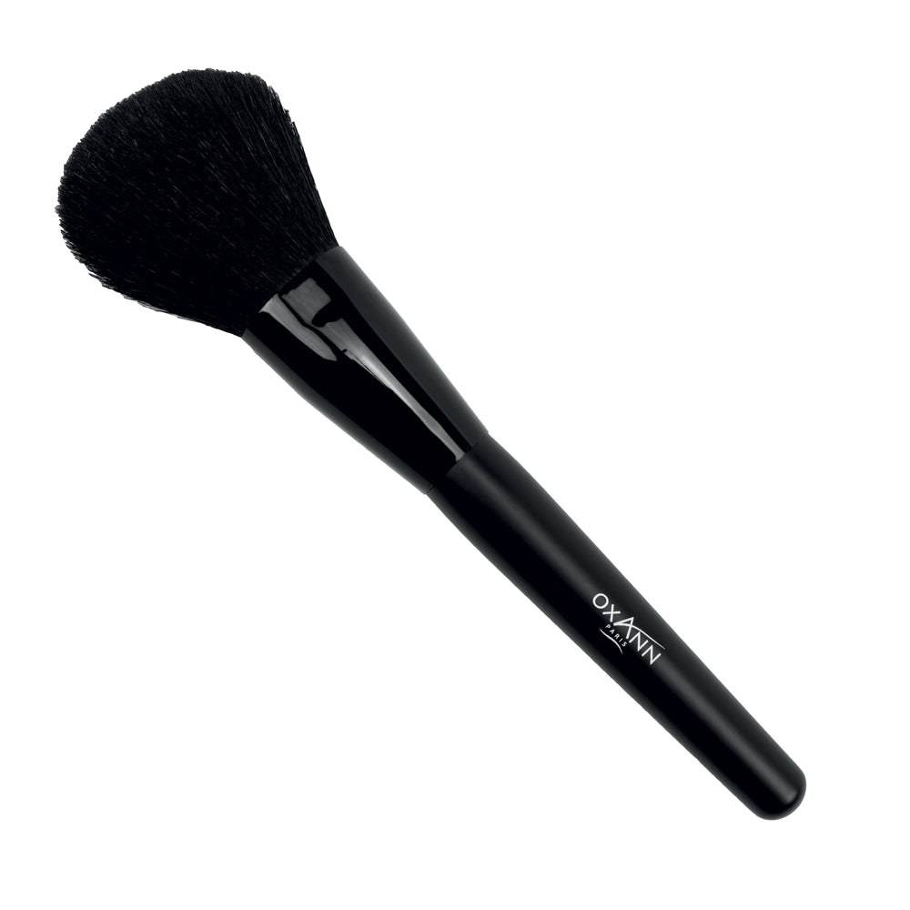 Pinceau poudre chèvre noire manche long