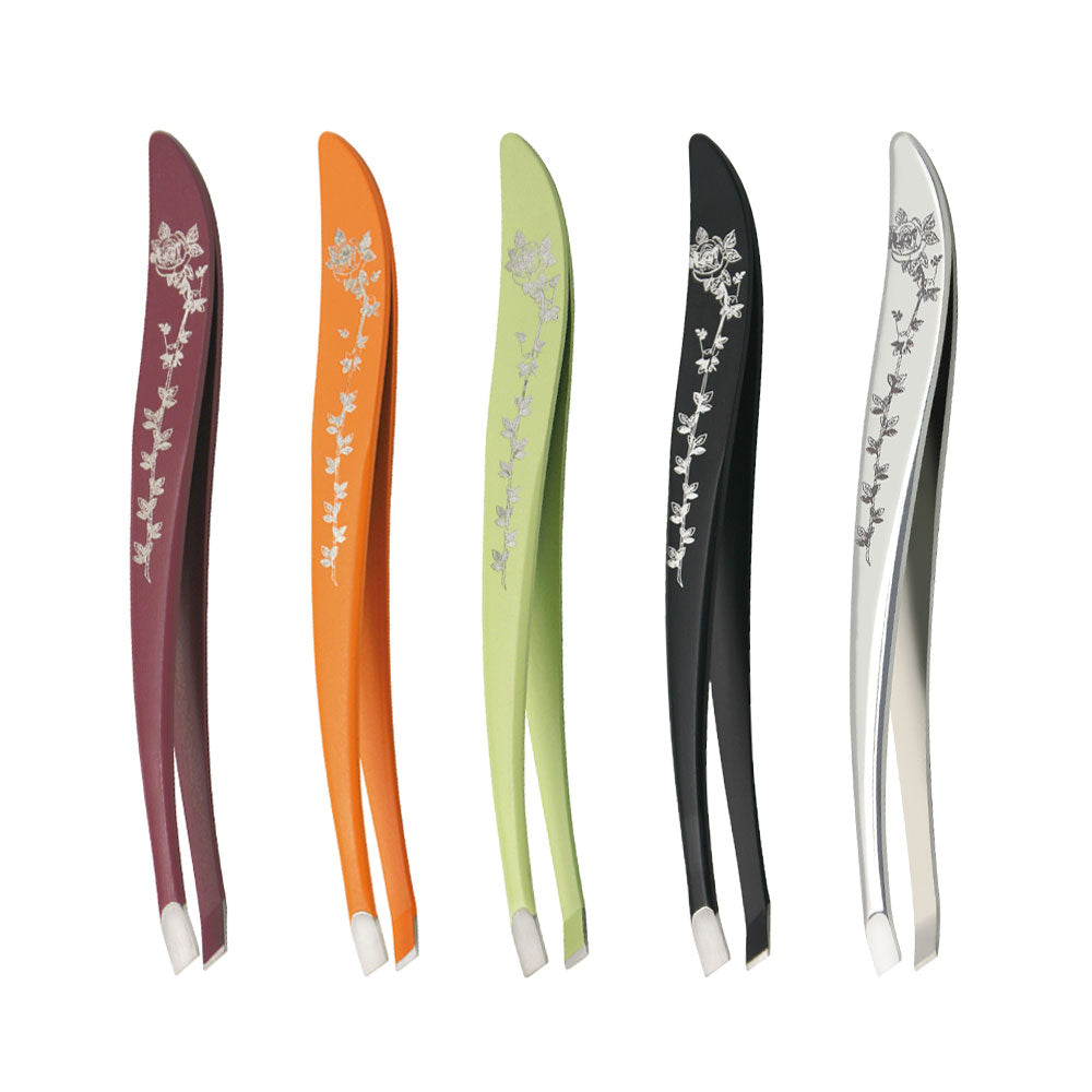 Pince a épiler biais série plume