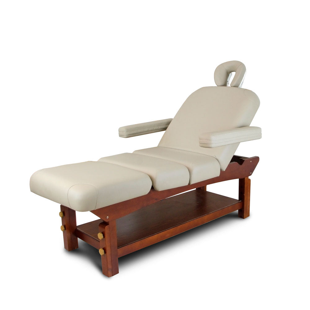 Table de soins 3 plans bois juxta