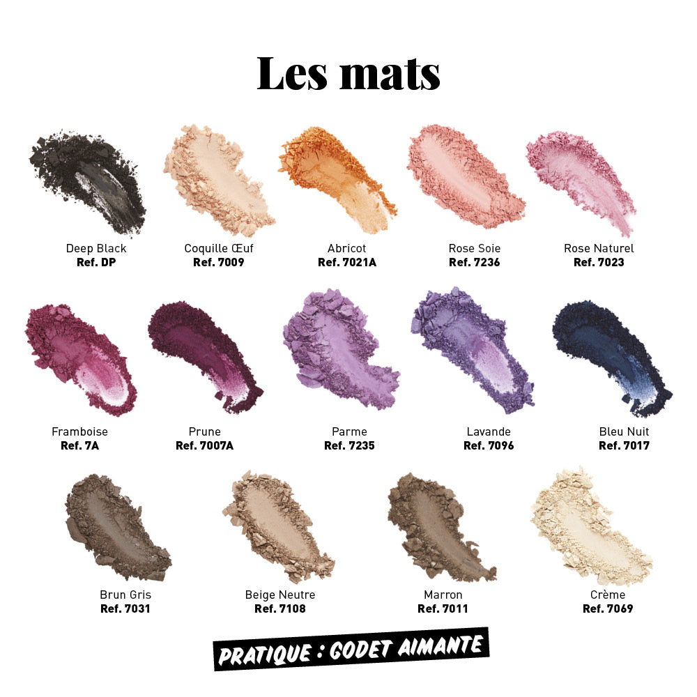 Fard à paupières sec mat