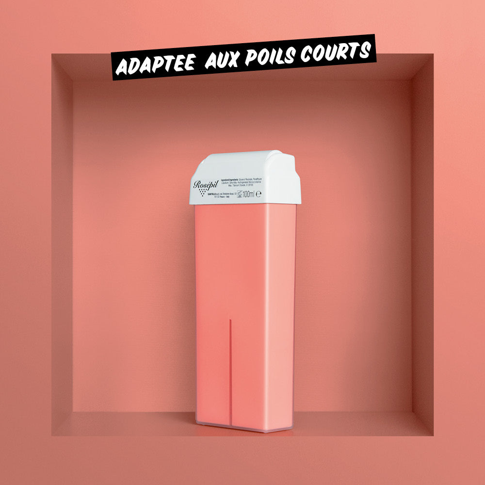 Cartouche cire roll on Rosépil 100 ml