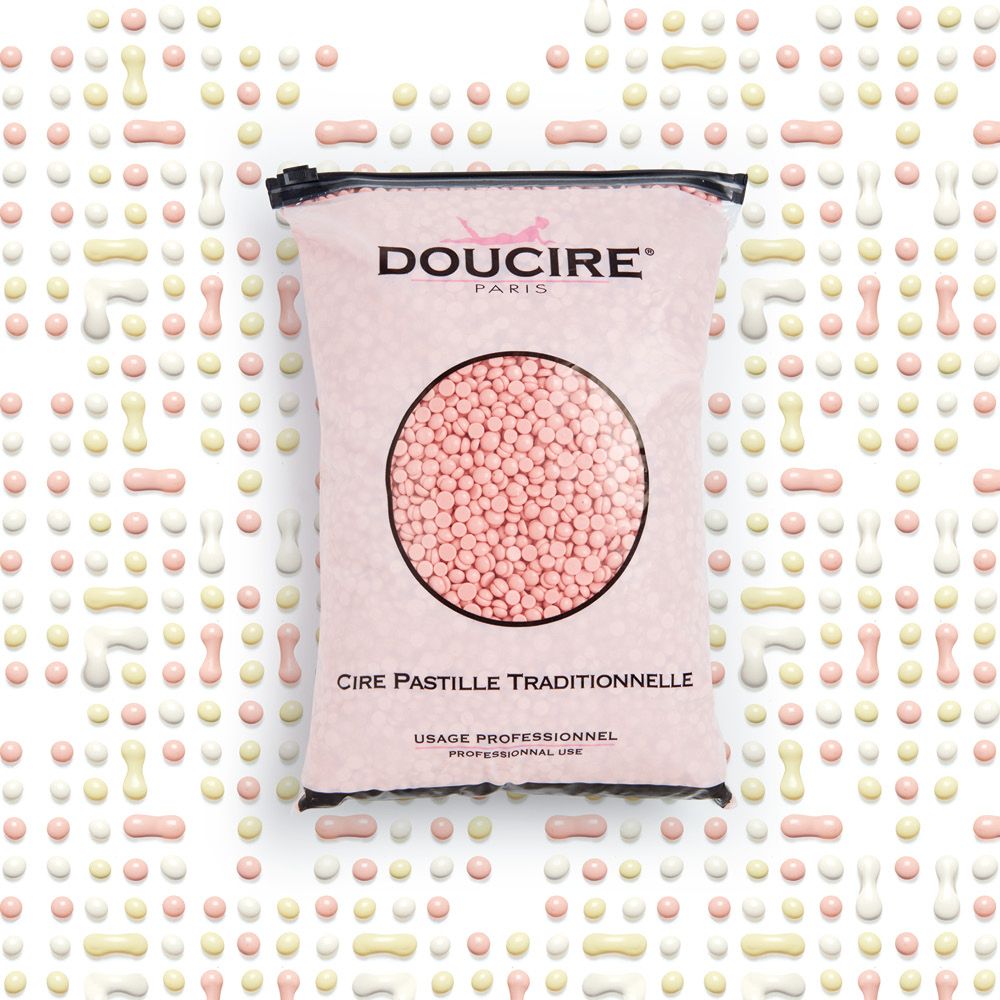 Cire pastille traditionnelle rose