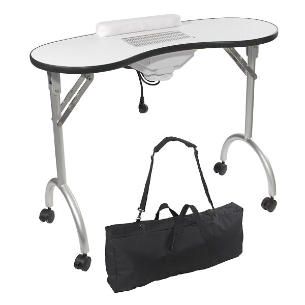 Table onglerie pliante avec ou sans aspirateur