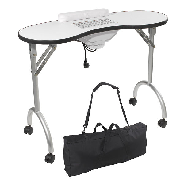 Table onglerie pliante avec ou sans aspirateur – Inter Service Esthétique