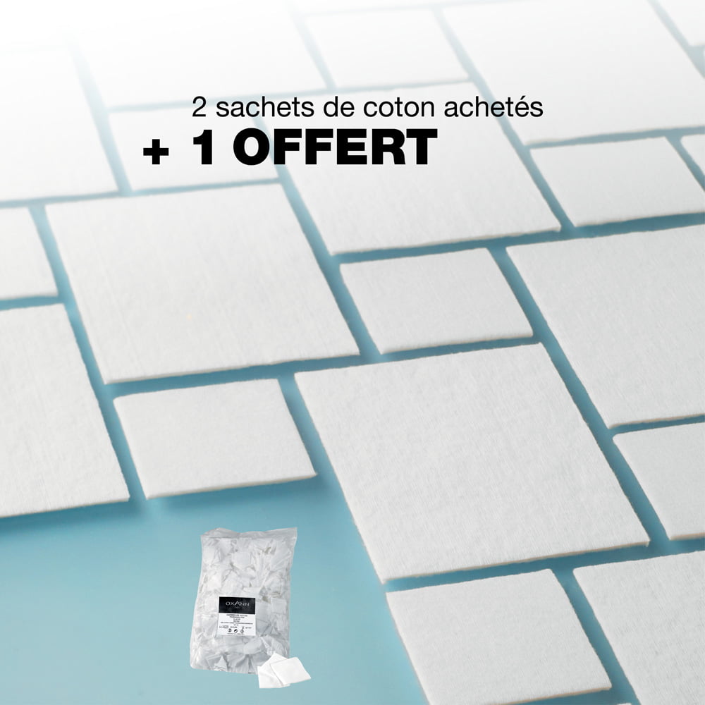 Cotons carrés 5x5cm