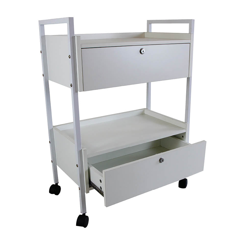 Guéridon Victoria 2 tiroirs