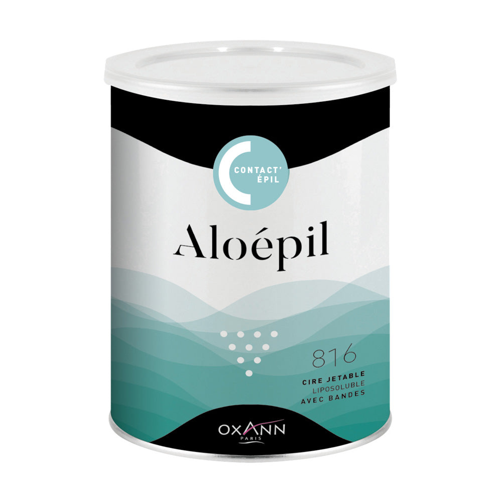 Cire Aloépil avec bandes - Pot 750 ml