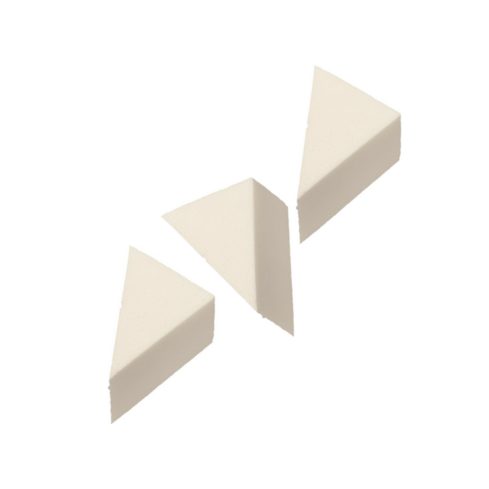 Eponge maquillage triangle x 32