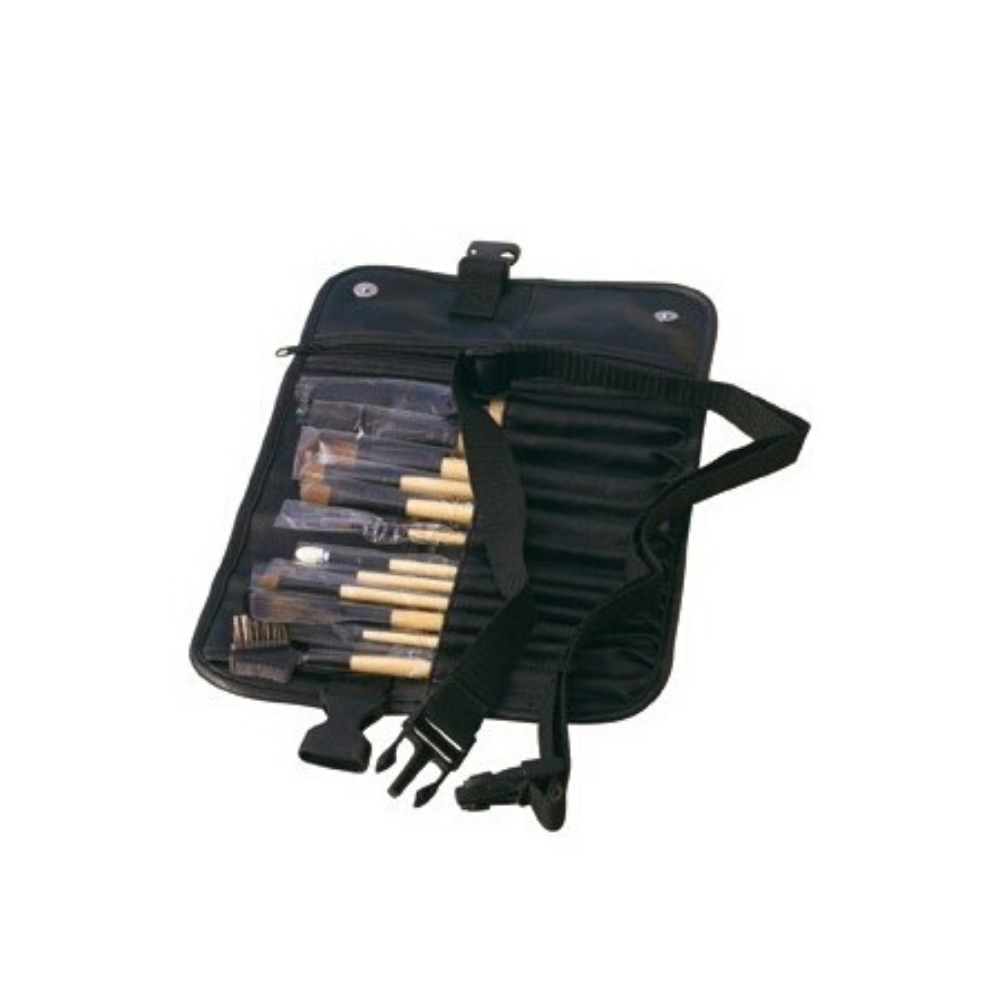 Kit pinceaux maquillage professionnel (12 pinceaux + trousse)