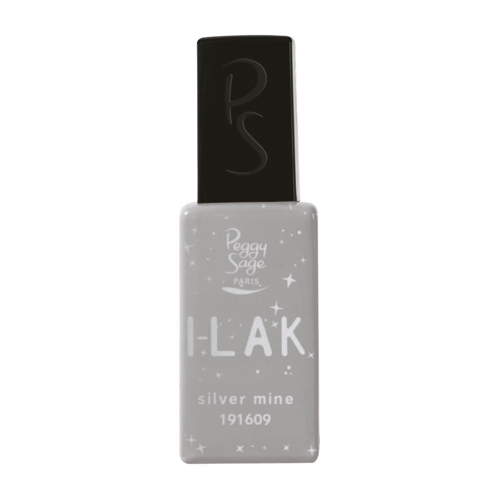 Soak Off Gel Polish - I-LAK silver mine