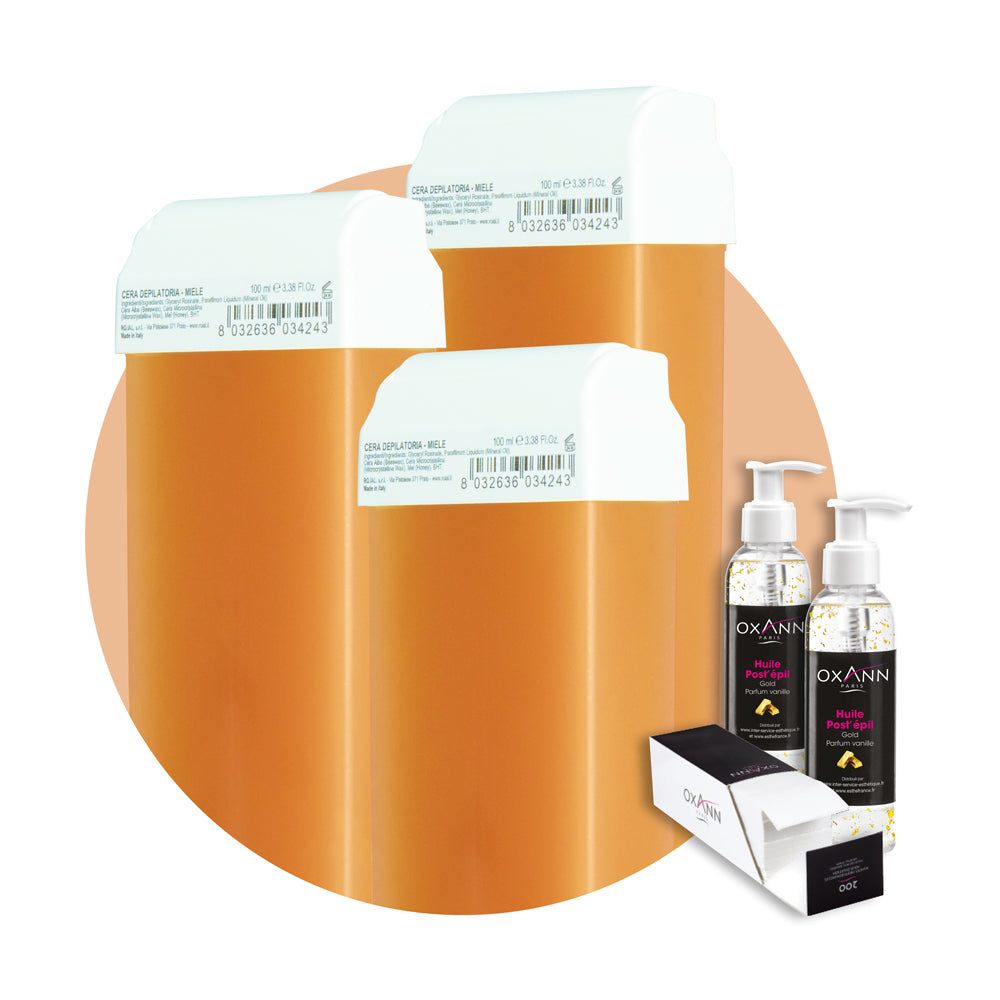 Pack 72 cartouches de cires + 400 bandes offertes