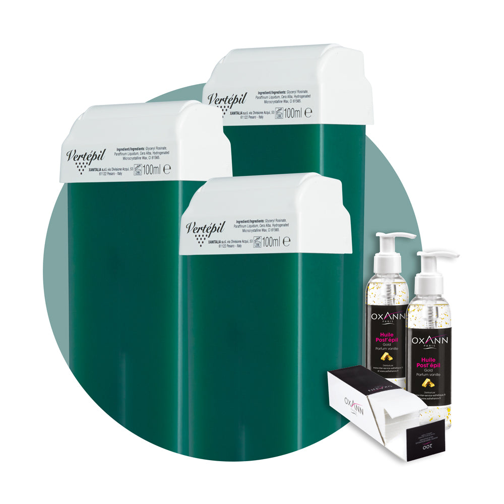 Pack 72 cartouches de cires + 400 bandes offertes