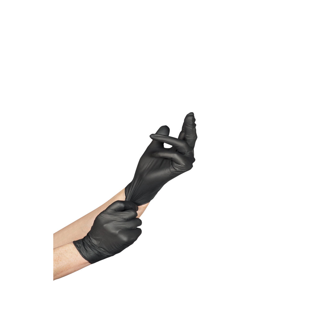 Gants nitrile super black