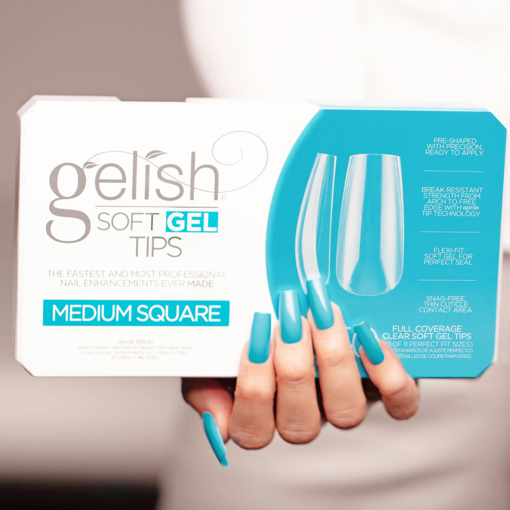 Embouts SQUARE MEDIUM Gelish Soft Gel