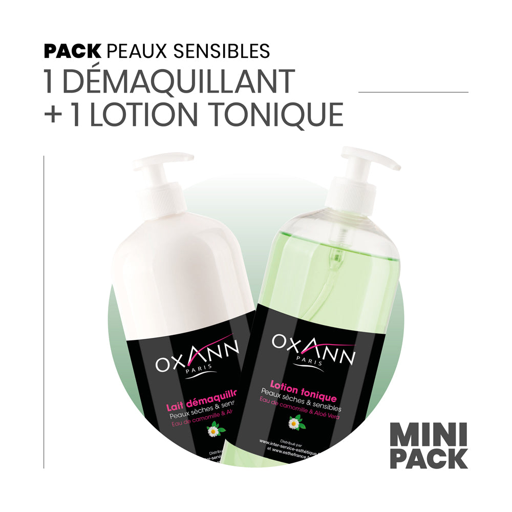Mini pack duo visage peaux sensibles