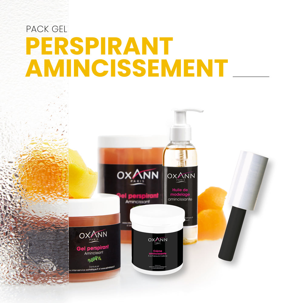 Pack gel perspirant amincissement